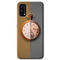 Realme 7 Pro Kılıf HD Desen Baskılı Arka Kapak + Temperli Cam - Clocks Artwork