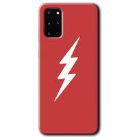 Galaxy S20 Plus Kılıf HD Desen Baskılı Arka Kapak - Flash Logo