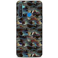 Oppo Realme 5i Kılıf Baskılı Özel Seri Taşlı (34) Slim Armor Kılıf