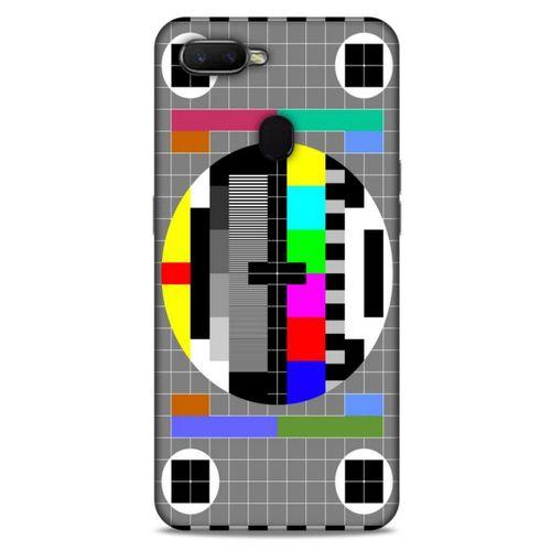 Retro (24) Desen Darbe Emici Kılıf Renkli Oppo Ax7 Kılıf