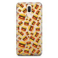 Huawei Nova 2i Kılıf Hamburger Arka Kapak Koruma Desenli Full Koruyucu
