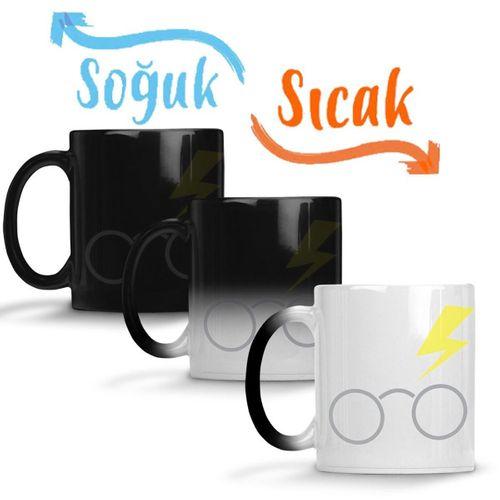 Harry Potter Gözlük Sihirli Kupa Bardak Porselen