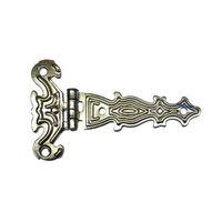 Dekoratif, Sac Tek Kuyruklu Menteşe - 40x68 Mm, Küçük, Nikel, 100 Adet