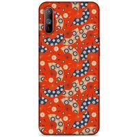 Oppo Realme C3 Kılıf Japonya (46) Core Armor Kılıf Japonya Yelpaze Dansı