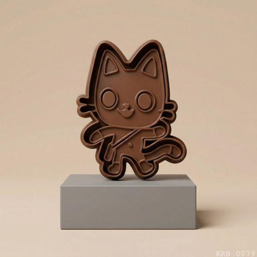 5Li Sevimli Kahraman Kedi Kurabiye Kalıbı Oyun Hamuru Kalıbı 6 5 cm