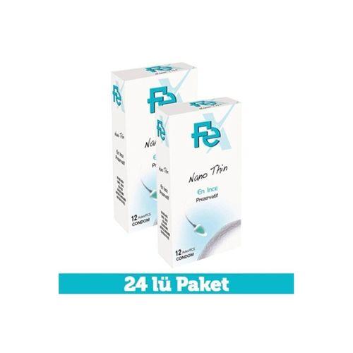 Nano Thin En Ince Prezervatif 12 Li X 2 Adet