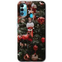 Tecno Spark 7T Kılıf HD Desen Baskılı Arka Kapak - Happy New Year + Kırılmaz Cam