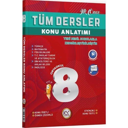8. Sınıf Tüm Dersler Konu Anlatımı İlk Önce Yayıncılık