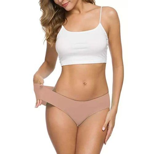 8 Adet Kadın Dikişsiz Lazer Kesim Esnek İz Yapmayan Külot Ten