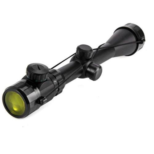 3-9x40 Zoomlu Çıft Işıklı Av Tüfeği Dürbünü Montaj Kelepçeli