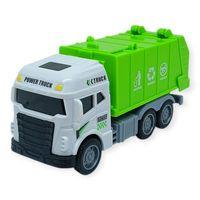 Temizlik Araçları Serisi - Sürtmeli Çöp Kamyonu 12 cm  - 3626