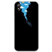 Huawei Y5 2019 Kılıf HD Desen Baskılı Arka Kapak - Derinlere Yolculuk + Kırılmaz Cam