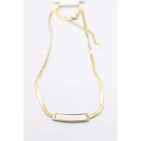 Sedef İtalyan Zincir Kolye - Altın