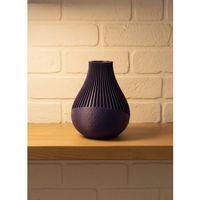 Mor Çizgili Dekoratif Vazo 11 Cm Modern Tasarım Aksesuar