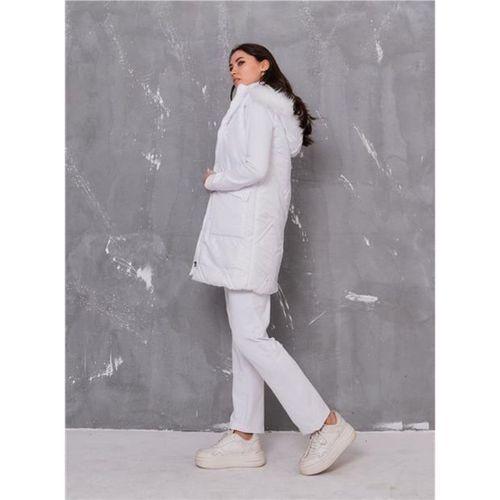 Sarah Kapşonlu Şişme Yelekli Spor Üçlü Takım - 70030.002 - Beyaz