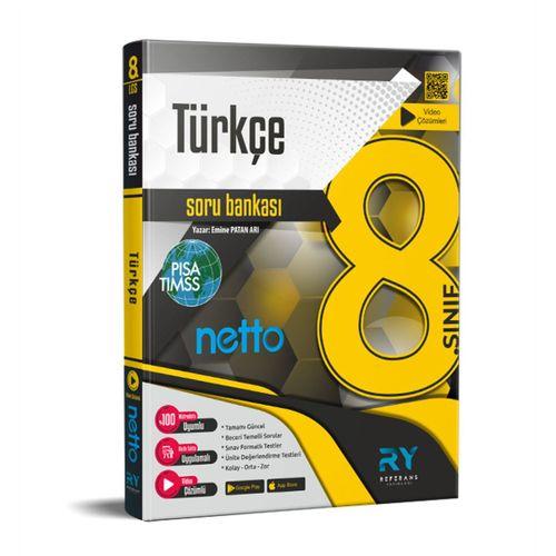 8. Sınıf Türkçe Soru Bankası Tamamı Video Çözümlü NETTO Referans Yayınları