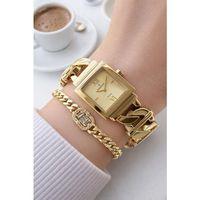 Essence Sarı Kadran 2 Yıl Garantili 3 Atm Suya Dayanıklı Kadın Kol Saat+Bileklik 1224.110