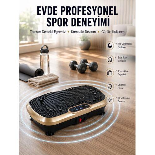 Ev Tipi Titreşimli Spor Aleti Yağ Yakım Destekli Tasarım Yeni Nesil