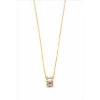 Taşlı Kolye - Altın