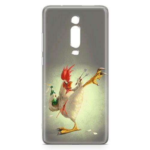 Xiaomi Redmi K20 Pro Kılıf Çılgın Tavuk Arka Kapak Koruma Desenli Full Koruyucu