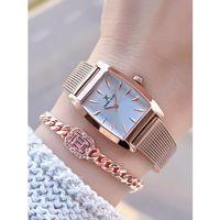 Daniel Klein Çelik Hasır Kordon 2 Yıl Garantili 3Atm Suya Dayanıklı Kadın Kol Saati+Bileklik B141195