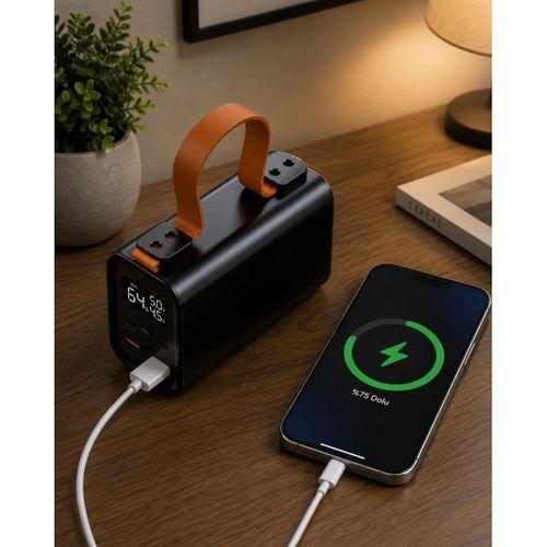 50000 Mah Powerbank Süper Hızlı Şarj Led Göstergeli Taşınabilir Şarj Cihazı