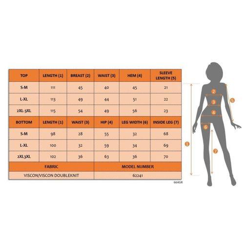 Kadın Kısa Kollu önden çapraz Detaylı Viskon Uzun Bluz Ve Desenli Iki Iplik Pantolon Ikili Takım