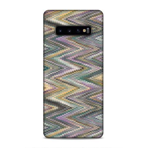 Samsung Galaxy S10 Plus Uyumlu Kılıf Romans (47) Crystal Flex Kılıf Zig Zag