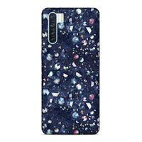 Oppo A91 Uyumlu Kılıf Utopia (36) Glitter Kılıf Kahverengi