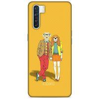 Oppo A91 Kılıf FunnyMaX (13) Silikon Kap Turuncu