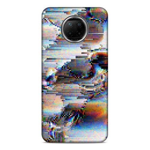 Lopard Xiaomi Redmi Note 9 Pro 5G Uyumlu Kılıf PiXel (21) Koruyucu Kapak Beyaz
