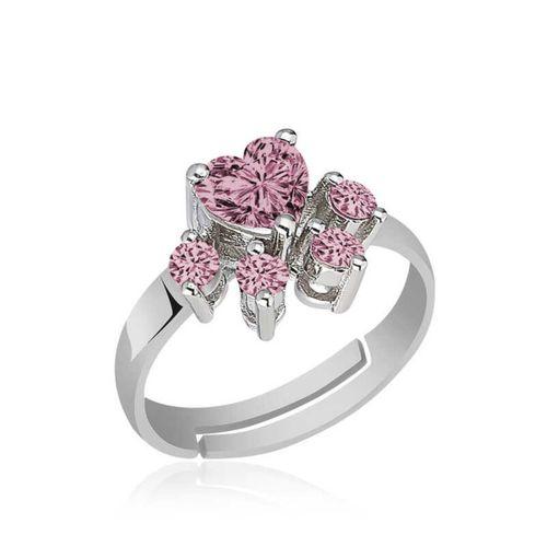 ​Lucky Life 925 Ayar Gumuss Pembe Kedi Patisi Yüzük