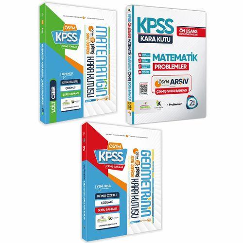 KPSS Önlisans/Ortaöğretim Matematik 1 -2 Cilt ve Geometrinin Kara Kutusu En Kapsamlı SB Altın Set