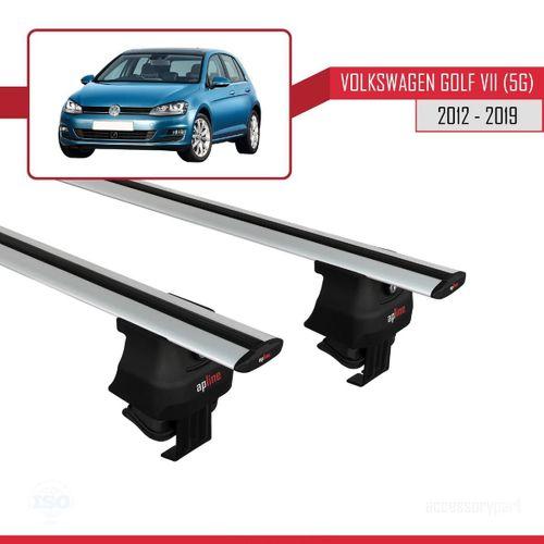 Volkswagen Golf VII (5G) 2012-2019 Arası ile uyumlu ACE-4 Ara Atkı Tavan Barı GRİ