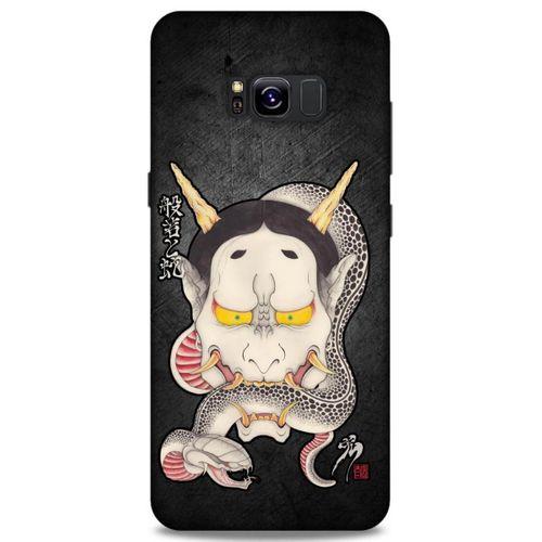 Lopard Samsung Galaxy S8 Plus Uyumlu Kılıf Tattoo's (50) Shockproof Kılıf Hannya Kijo Dövme