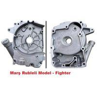 Sağ Karter Kapağı Scooter 80 cc - Fighter - Marş Rubleli Model