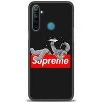 Realme C3 Kılıf HD Baskılı Kılıf - Supreme + Tam Ekran Koruyucu