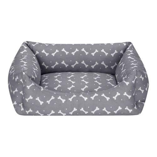 Pet Comfort Uniform Bone Gri-Beyaz Kedi ve Köpek Yatağı S 50x40cm