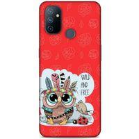 Animax Kırmızı Kızılderili Baykuş Huawei P40 Pro Kılıf Desenli Silikon