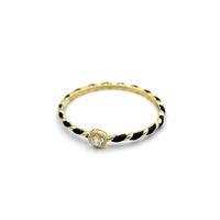 Mineli Taşlı Bilezik - Siyah