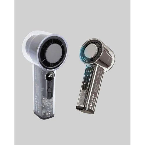 Dijital Ekranlı Şarjlı Mini Fan 100 Kademeli Hız Ayarı