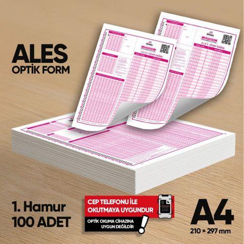 ALES Deneme Sınavları İçin 100 Adet (80 GR) Optik Form