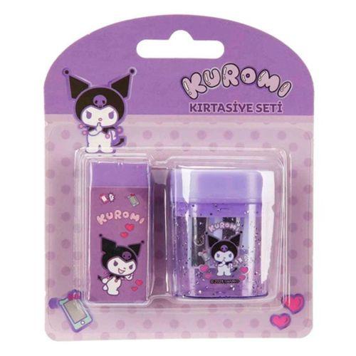 Tmn Kuromi & My Melody Kırtasiye Seti Kalemtraş+Silgi Lisanslı