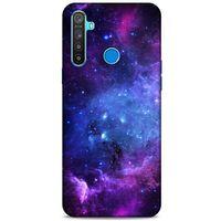 Realme 5i Uyumlu Kılıf Mor Delisi (6) Silikon Kılıf Yıldızlar