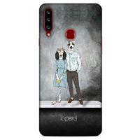 Samsung Galaxy A20s Kılıf FunnyMaX (46) Core Armor Kılıf Antrasit Köpek