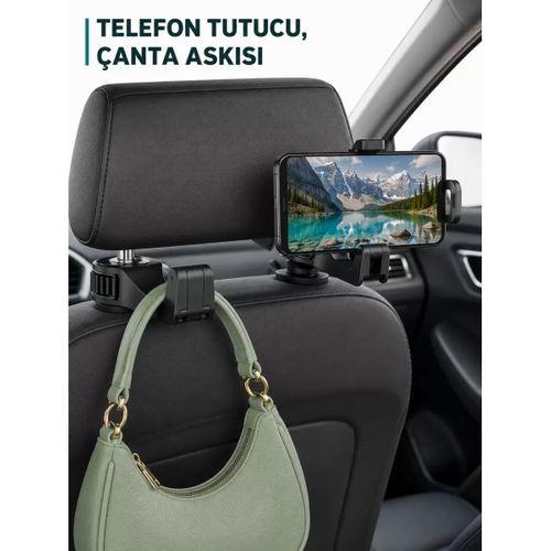 Telefon Tutucu Özellikli Araç İçi Çanta Askısı