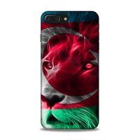 Apple Iphone 7 Plus Uyumlu Kılıf Azarbaijan (23) Ultra Koruma Kılıfı Aslan Bayrak