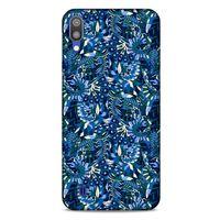 Samsung Galaxy M10 Uyumlu Kılıf Mavi Delisi (41) Tank Kılıf Çiçek