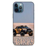 Lopard Apple iPhone 12 Pro Max Uyumlu Kılıf PickUpX (44) Tough Armor Kılıf Turuncu Siyah