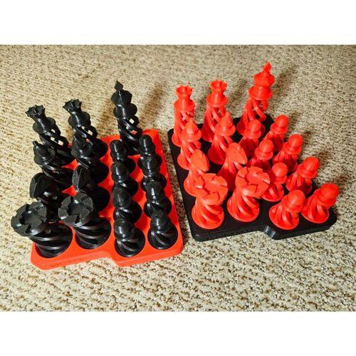 - Spiral Satranç Seti Tepsisi (Bu ürün Sadece Plastik parçadır - Almadan Önce Soru Sorabilirsiniz)